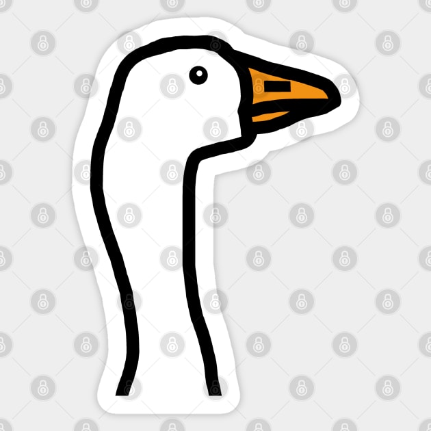 Goose Gaming Portrait Sticker by ellenhenryart